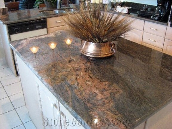 Magma Bordeaux Granite Finished Product