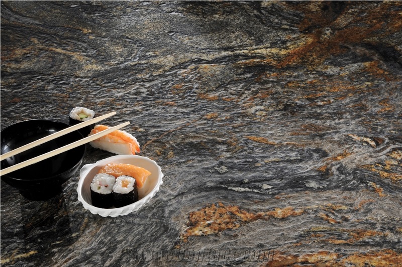 Magma Gold Granite Finished Product