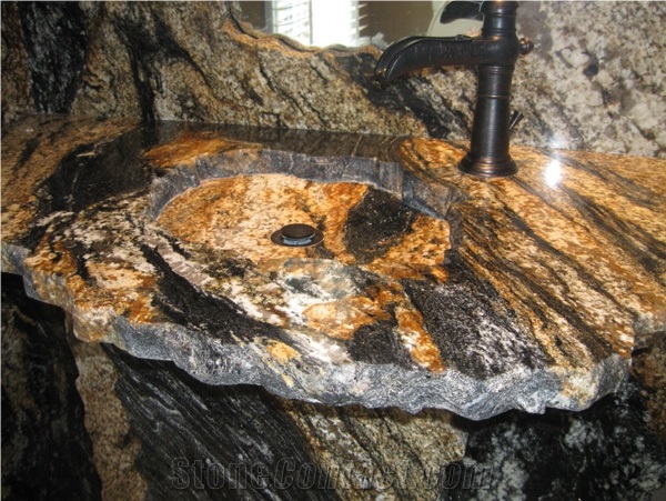 Magma Gold Granite Finished Product