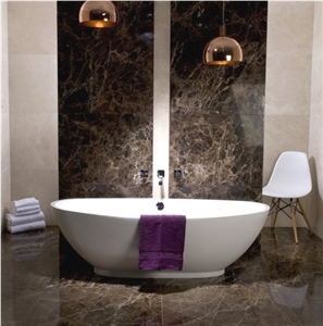 Marron Emperador Marble Finished Product
