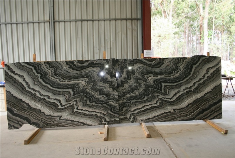 Mercury Black Marble Slab