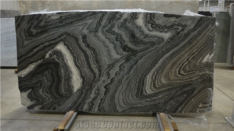 Mercury Black Marble Slab