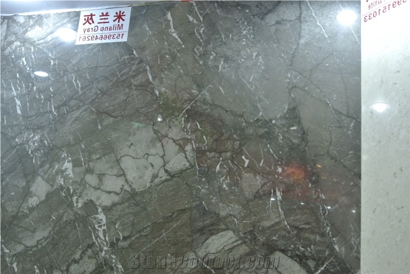 Milano Grey Marble Slab