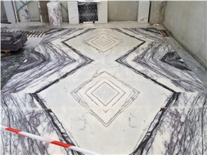 Milas Lilac Marble Finished Product