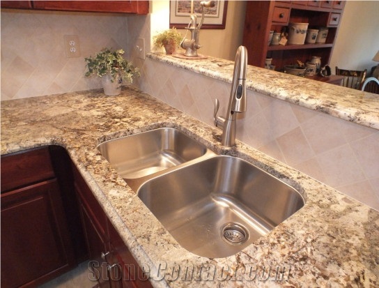 Minsk Green Gold Granite Finished Product