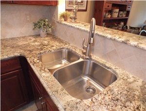 Minsk Green Gold Granite Finished Product