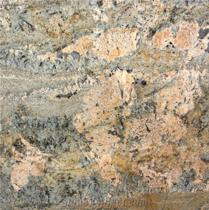 Minsk Green Gold Granite Tile