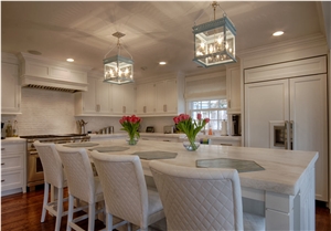 Misty White Marble Finished Product