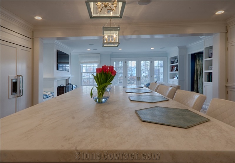 Misty White Marble Finished Product