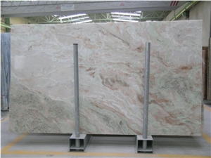 Misty White Marble Slab