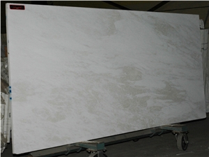 Misty White Marble Slab