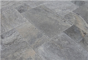 Modena Grey Travertine Finished Product