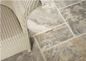 Modena Grey Travertine Finished Product