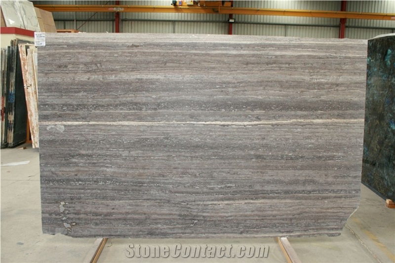 Modena Grey Travertine Slab