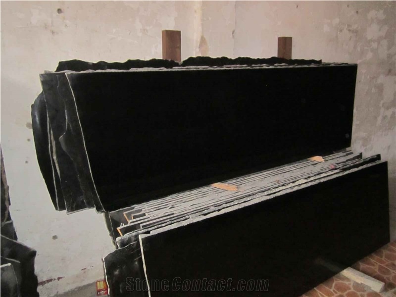 Mongolia Black Granite Slab