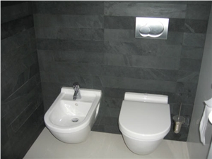Montauk Black Slate Finished Product