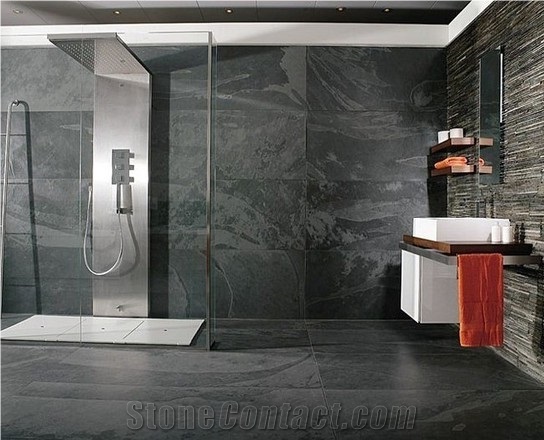 Montauk Black Slate Finished Product