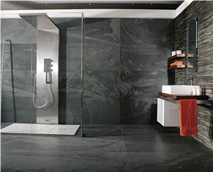 Montauk Black Slate Finished Product