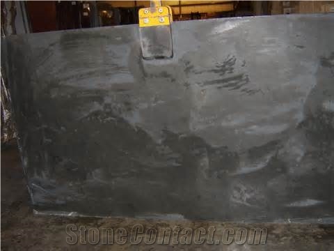 Montauk Black Slate Slab