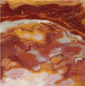 Multicolor Red Onyx Tile