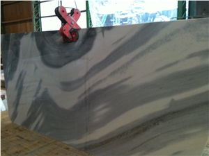 Nero Bianco Cristallina Slab