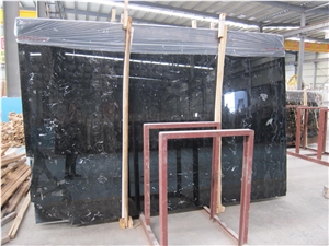 Nero Crystal Marble Slab