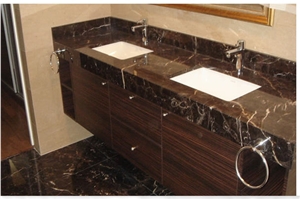 Nero Portoro Vena Fine Marble Finished Product