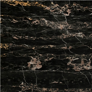 Nero Portoro Vena Larga Marble Tile