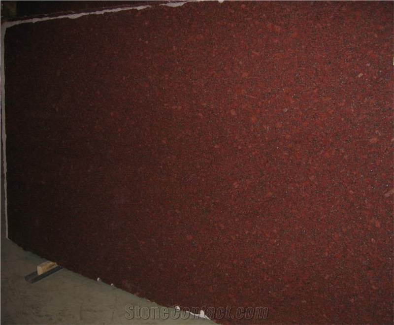 New Imperial Red Granite Slab