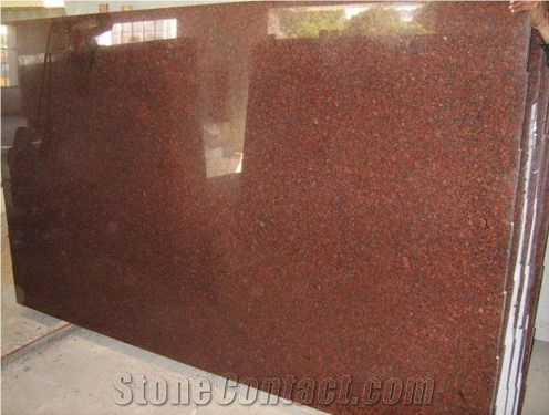 New Imperial Red Granite Slab