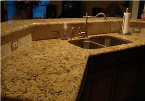 New Venetian Gold Granite Finished Product