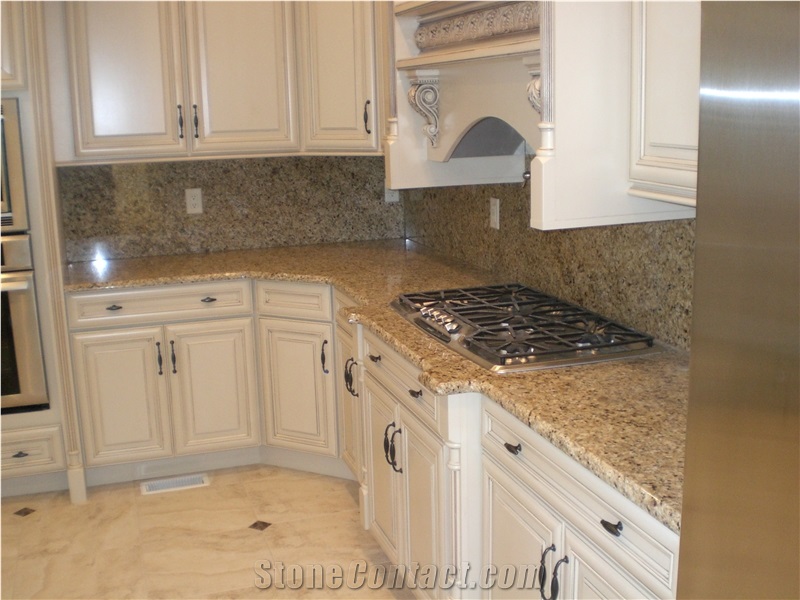 New Venetian Gold Granite Finished Product