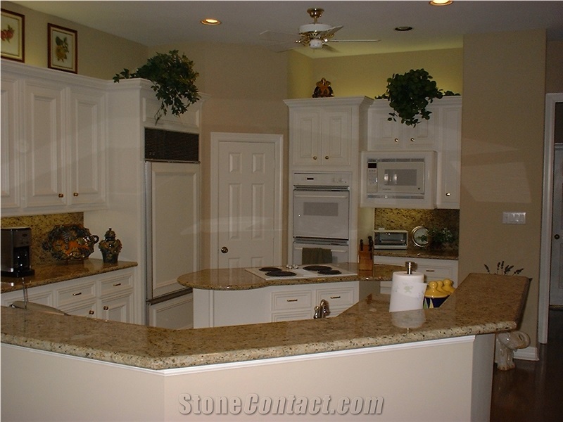 New Venetian Gold Granite Finished Product