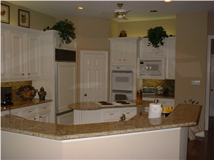 New Venetian Gold Granite Finished Product