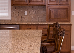 New Venetian Gold Granite Finished Product