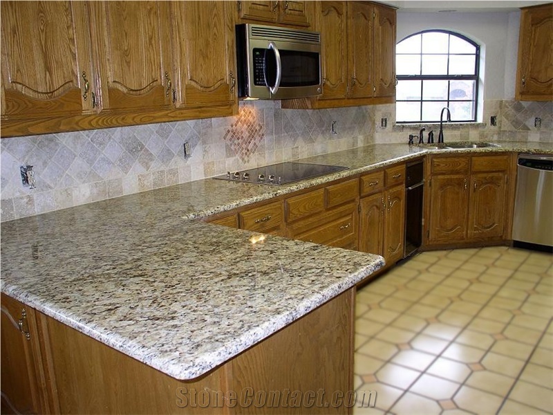 New Venetian Gold Granite Finished Product
