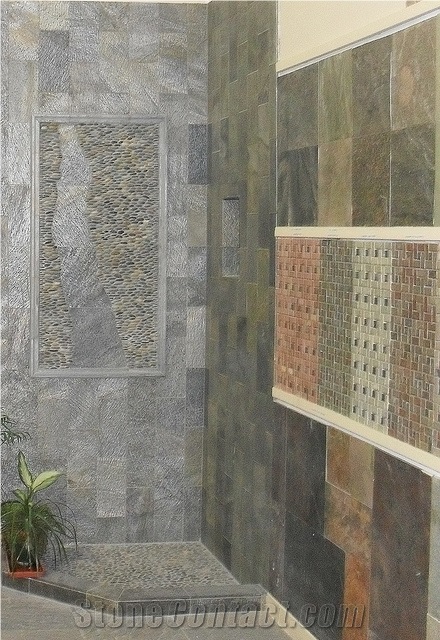 Ocean Green Slate Finished Product
