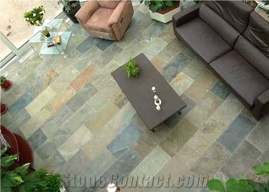 Ocean Green Slate Finished Product