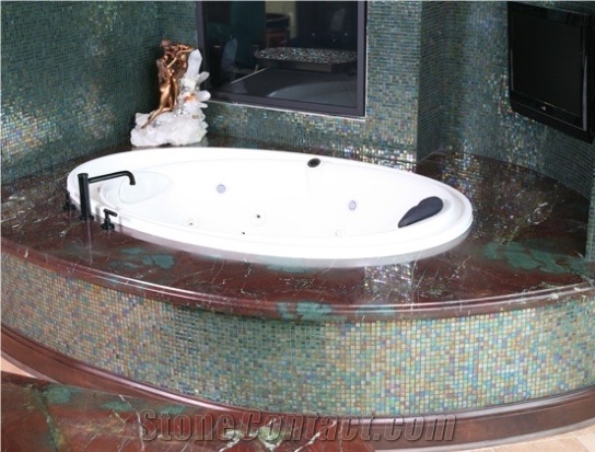 Ocean Red Granite Finished Product