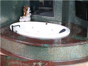 Ocean Red Granite Finished Product