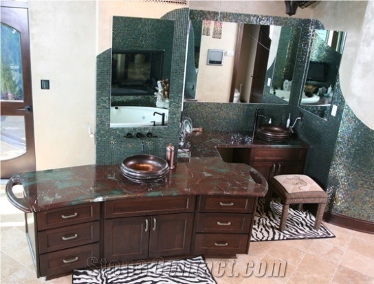 Ocean Red Granite Finished Product