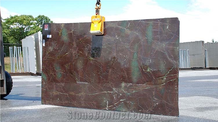 Ocean Red Granite Slab