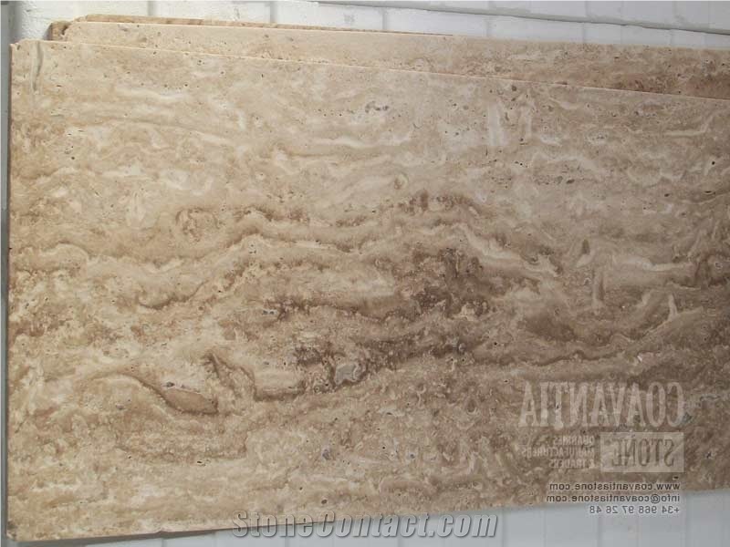 Olivillo Travertine Slab