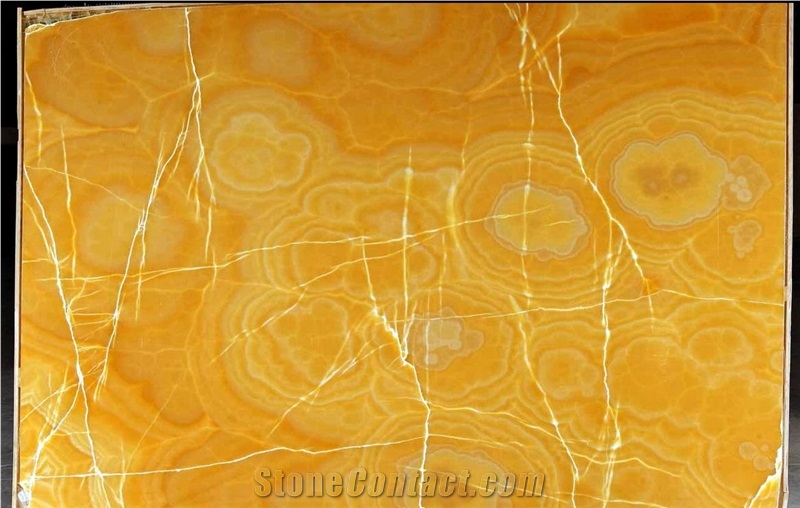 Onice Arancio Slab