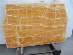 Onice Arancio Slab