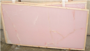 Onice Rosa Slab