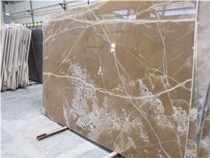 Orange Bojnord Onyx Slab