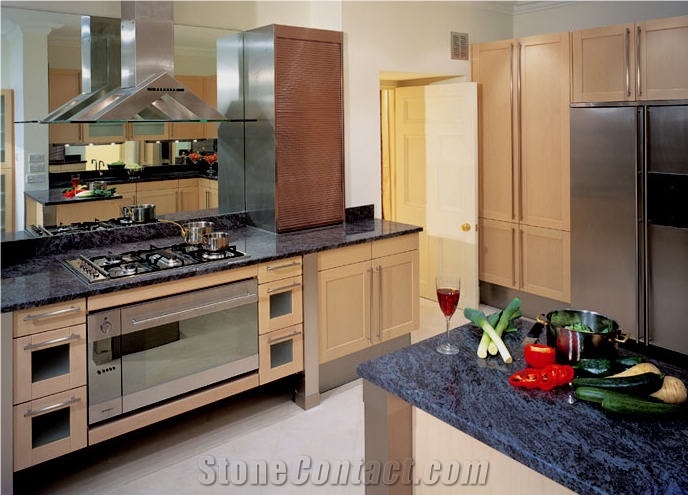 Orion Blue Granite Finished Product