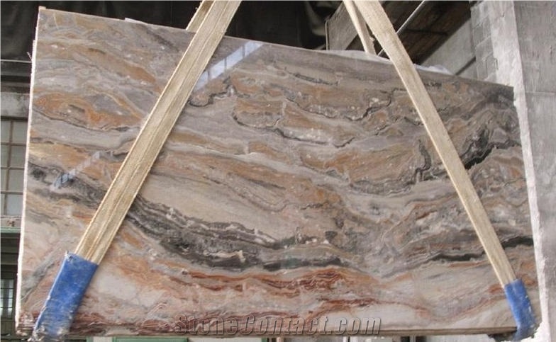 Orobico Grigio Rosa Marble Slab