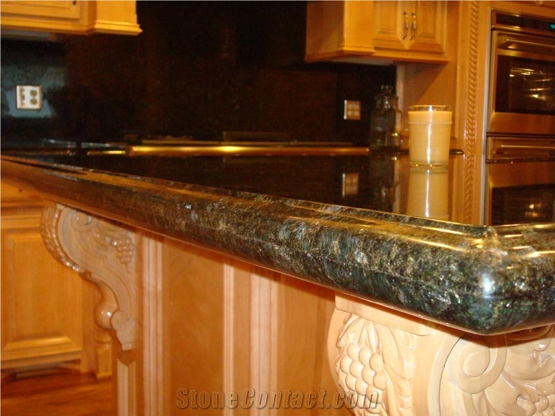 Peacock Gold Granite Finished Product